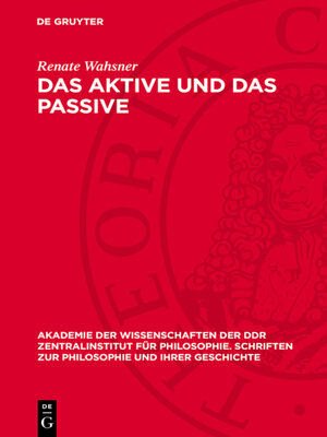 cover image of Das Aktive und das Passive